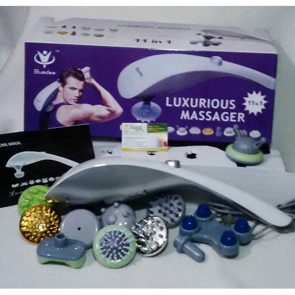 Alat Pijat 11 Fungsi LHM110 Theraphy 11 in 1 LUXURIOUS HEALTH MASSAGER PHOENIX 11 Fungsi In 1