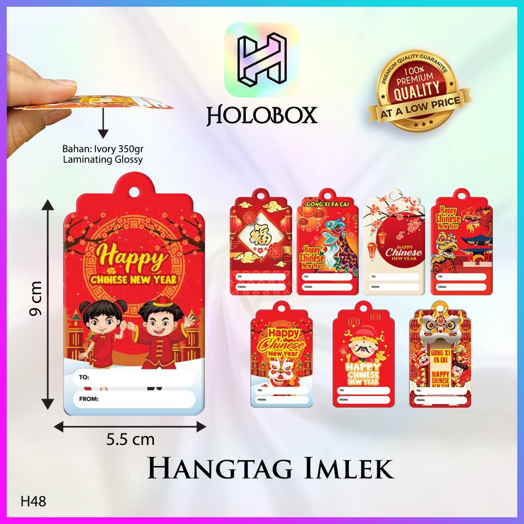 

Hangtag|Hangtag Murah|Hangtag Chinese New Year|Hangtag Imlek|4x7|H48