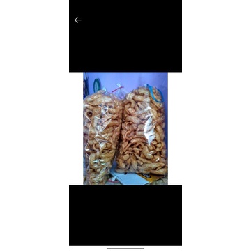 Krupuk Kulit Kerbau 1KG Asli (pengemasan kardus kualitas tinggi)