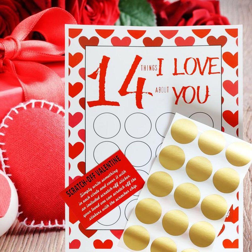 Pineapple Valentine Scratch Off Print Lucu Untuk Pecinta Suami Istri Print Card 14halyang Suka Kamu