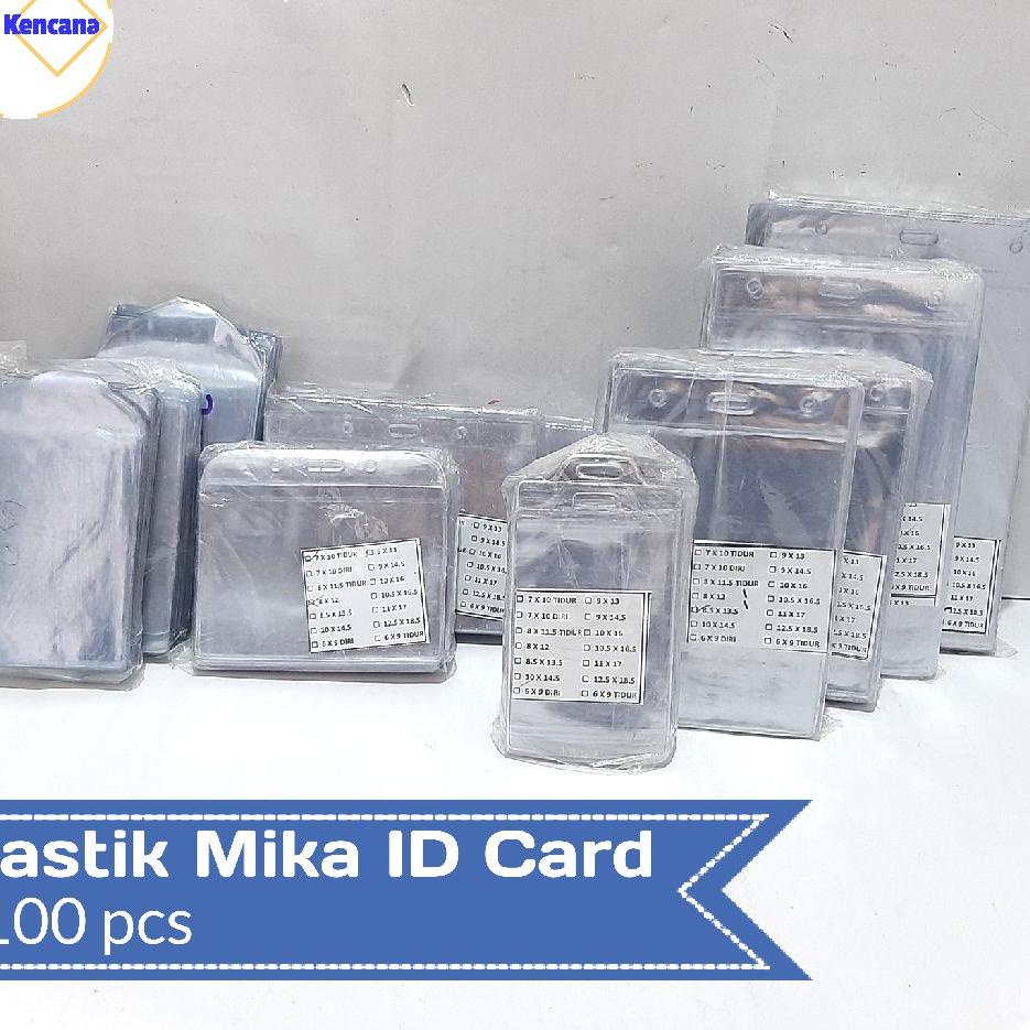 

TERLARIS Plastik Mika Name Tag ID Card 100pcs !!