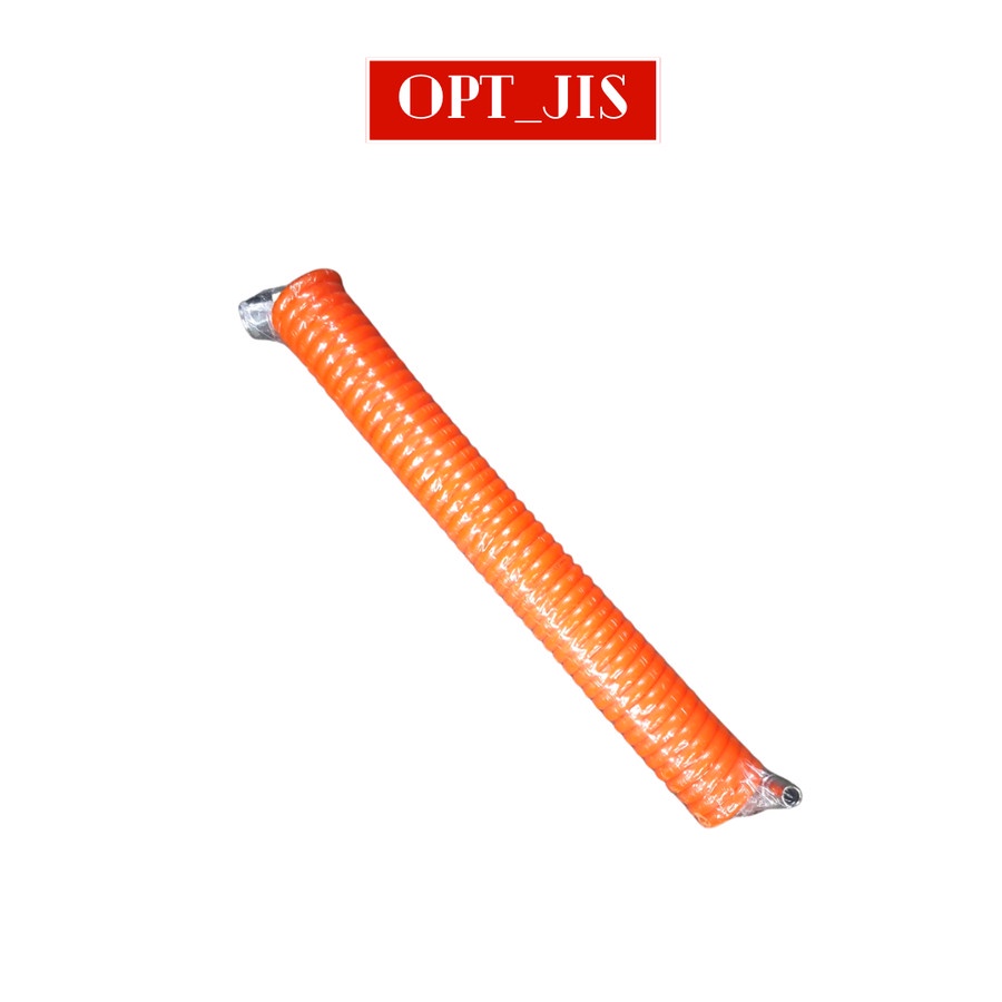 Selang Spiral/Selang Kompressor/Selang Recoil Orange 6 Meter