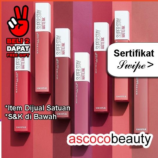 ❇ Maybelline Superstay Matte Ink [ ED 2024 - 2025 ] Lip Cream Transferproof | Spiced Red Blushed Bir