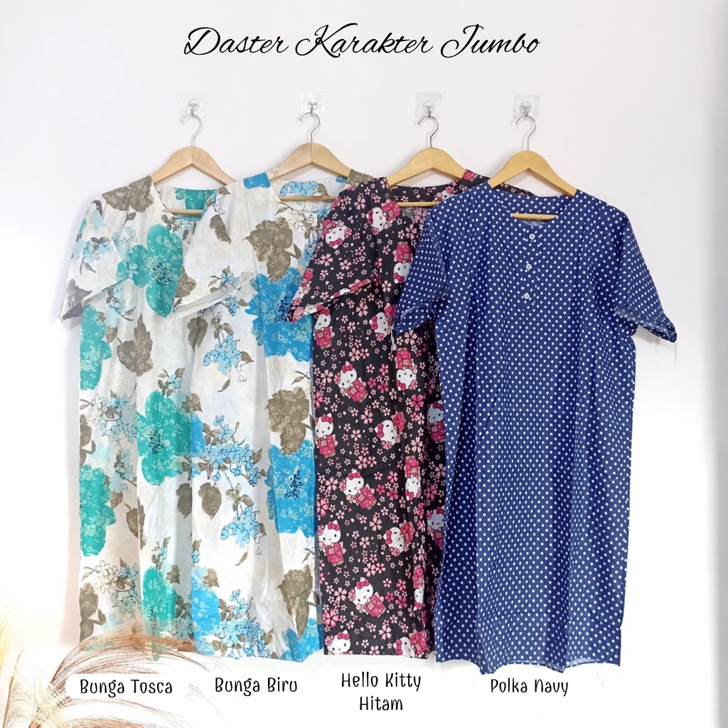 Daster Karakter Dress Bali Kekinian Busui Friendly Baju tidur Wanita