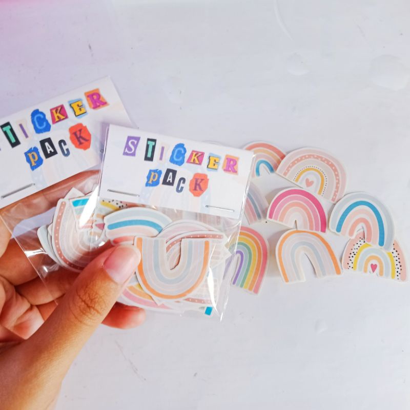 

Sticker Packs Rainbow Journal Aesthetic