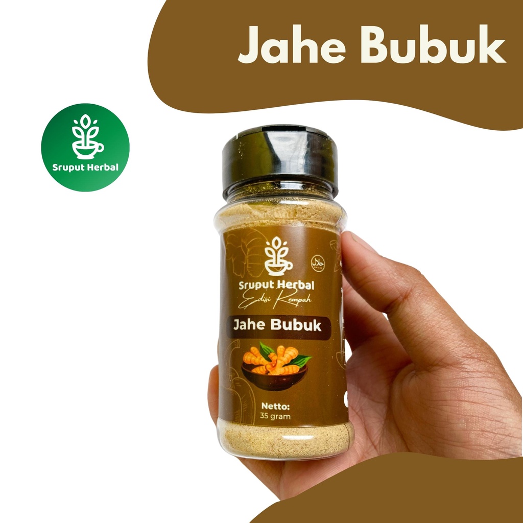 

SRUPUT HERBAL - Bumbu Premium Semua Varian (Botol) Jahe Bubuk Murni