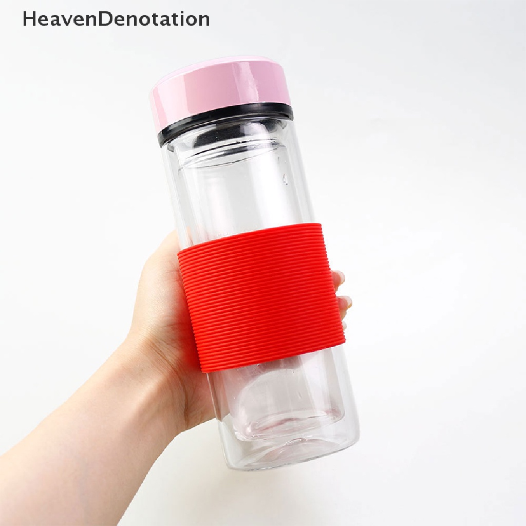 [HeavenDenotation] Silicone Cup Sleeve Bottle Non-slip Gelas Botol Penutup Mug Keramik Bungkus Kopi HDV