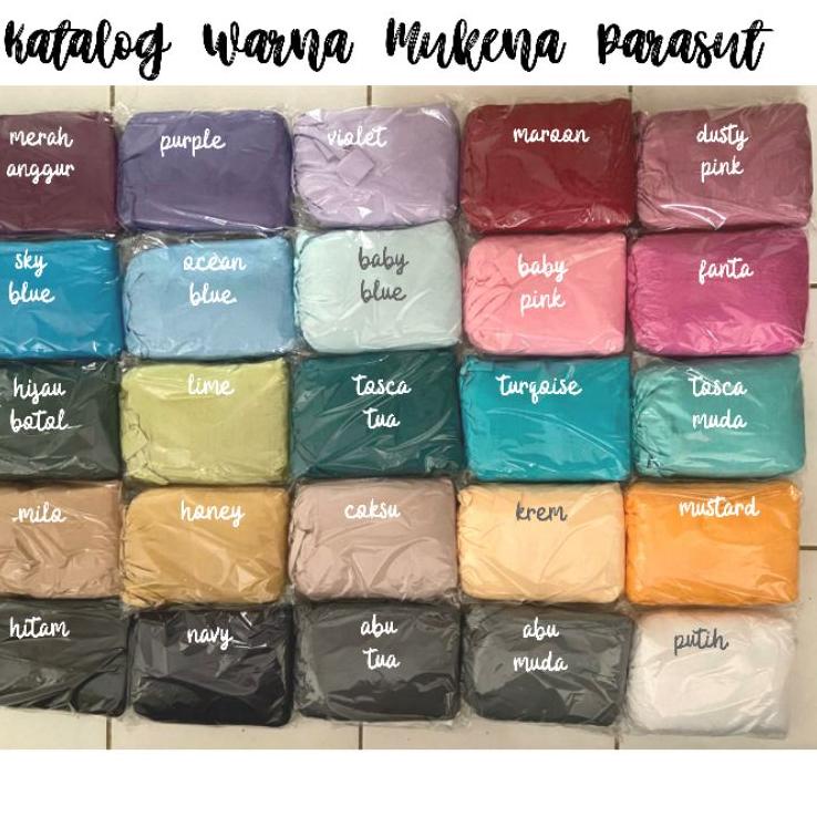 ♪ MUKENA TERUSAN PARASUT TRAVEL TEBAL & MURAH ➫