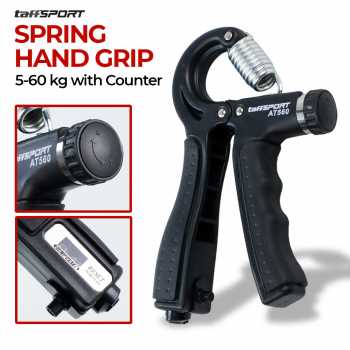 [KMZ]  Spring Hand Grip Finger Power Exercise 5-60 kg with Counter - AT560