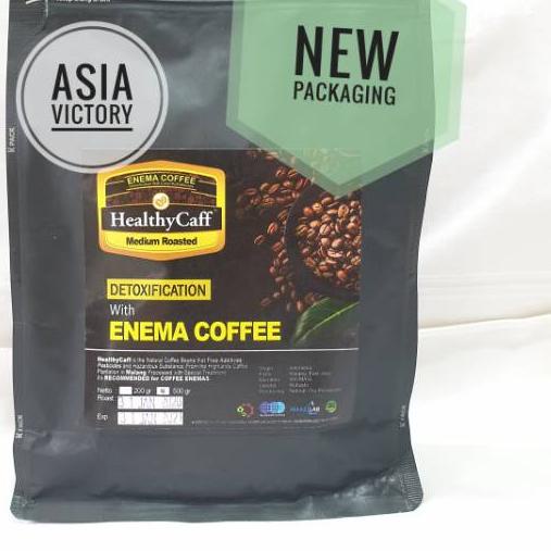 

☀ HealthyCaff 500gr Medium Roasted Healthy Caff Kopi Organik Enema ✾