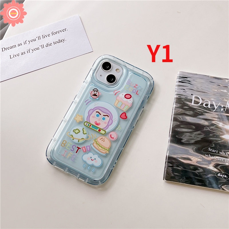 Casing Ponsel Toy Story Lucu Untuk Xiaomi Redmi Note10 11 10s 9 11s 8 Redmi 10 12C 9 10C 9T 10A A1 9A 9C NFC Note9 Note10 Note11 POCO F4 Alien Buzz Lightyear Soft TPU Airbag Case