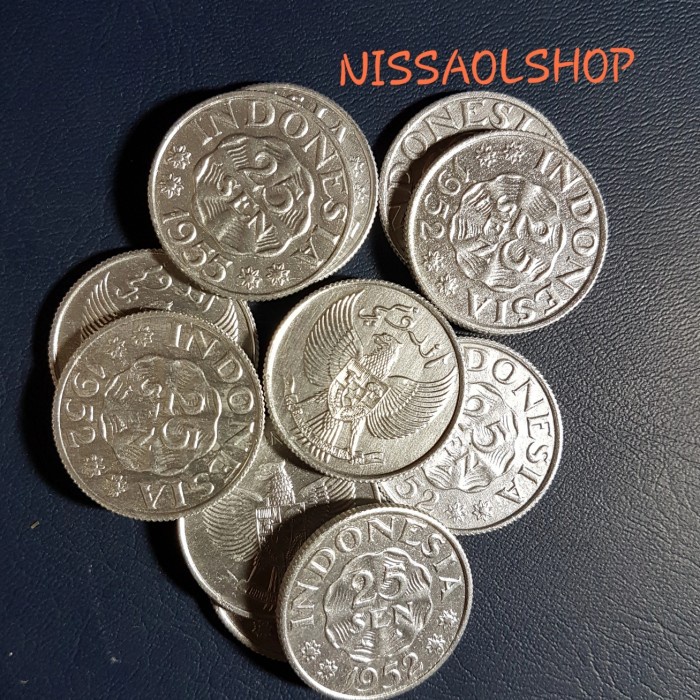 KOIN 25 SEN GARUDA BAHAN ALMUNIUM