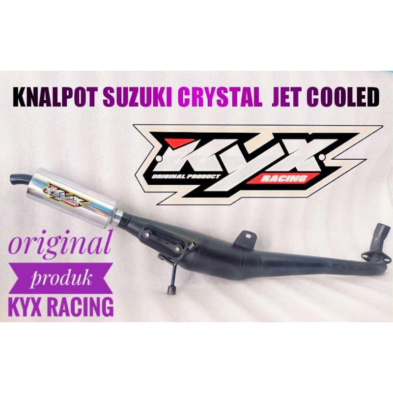 Knalpot Suzuki Crystal Biasa Jet Cooled Standar Racing / Suzuki Best Rc 110