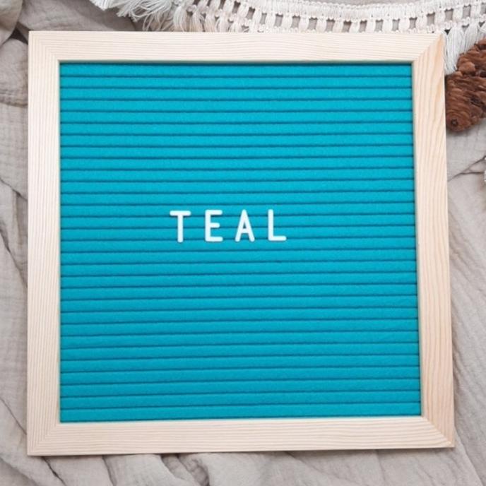 

Indibaby Felt Letter Board Oak | Papan Tulisan Clip