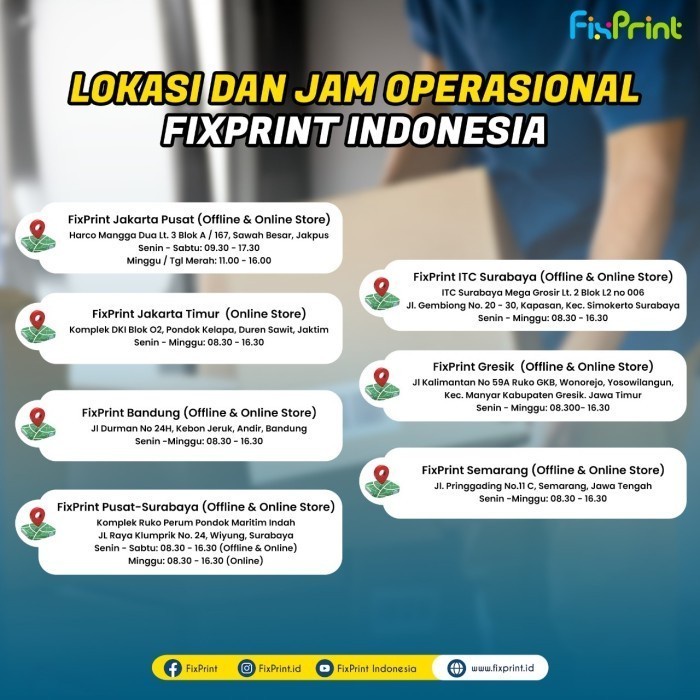 FixPrint Printer Barcode Thermal XPrinter XP-420B / 420B XP-4601B 460B USB + WiFi + Bluetooth LPT360 LPT368 Print Label Stiker Pengiriman Resi Shopee Online Shop