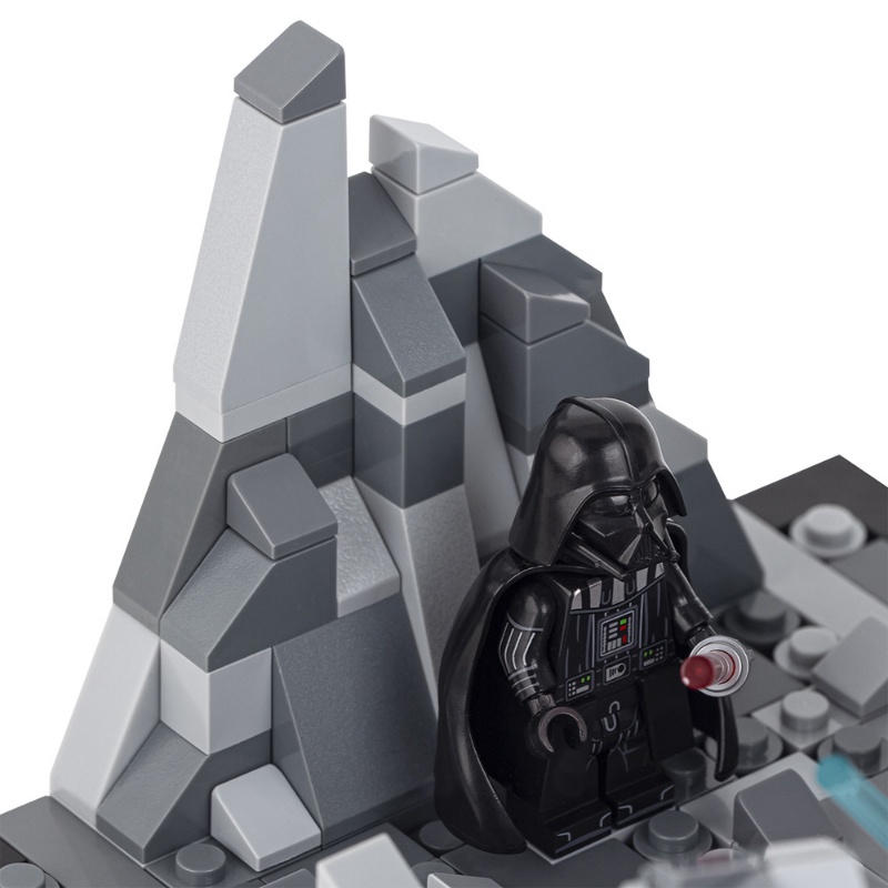 Moc Creative Series Obi-Wan VS Darth Vader Tatooine (Ada Minifigures) Rakitan Blok Bangunan Mainan Edukasi