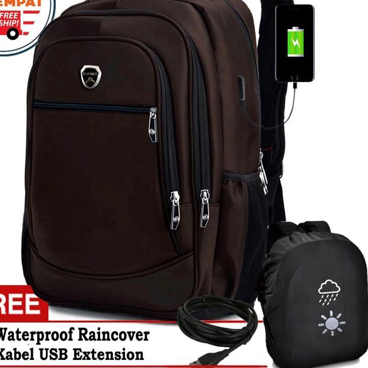 ◄ Tas Punggung Pria Ransel Laptop PL Power Expanding Tas Polo Original Import Tas Casual Pria Import