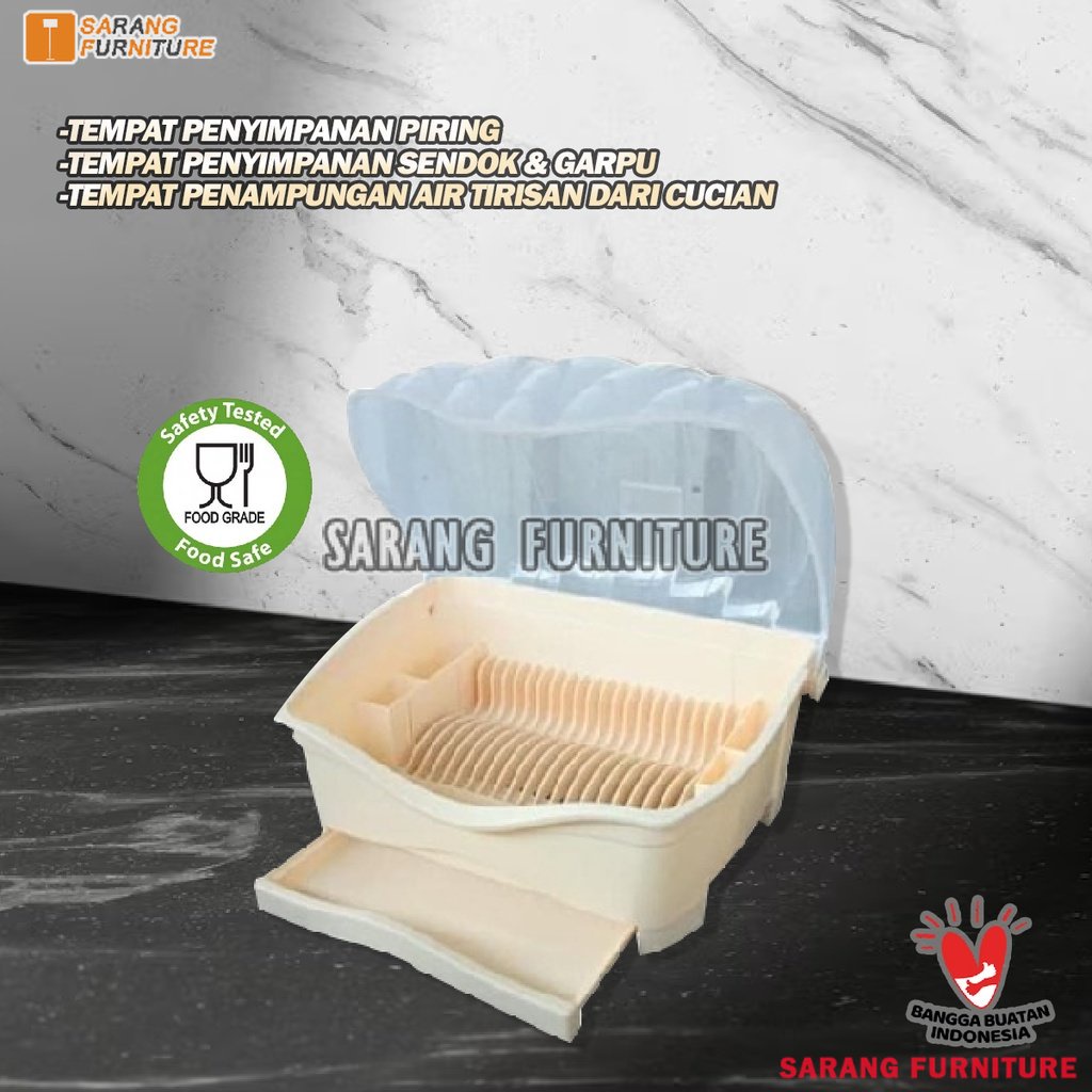 Rovega SDR800 Rak Piring Plastik  Shella Rovega Rak Piring Mini Rak Piring Murah Rovega Original
