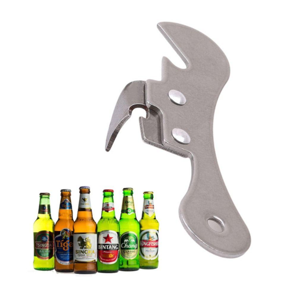 [Elegan] Pembuka Kaleng Stainless Steel Manual Home Botol Wine Beer Jar Opener