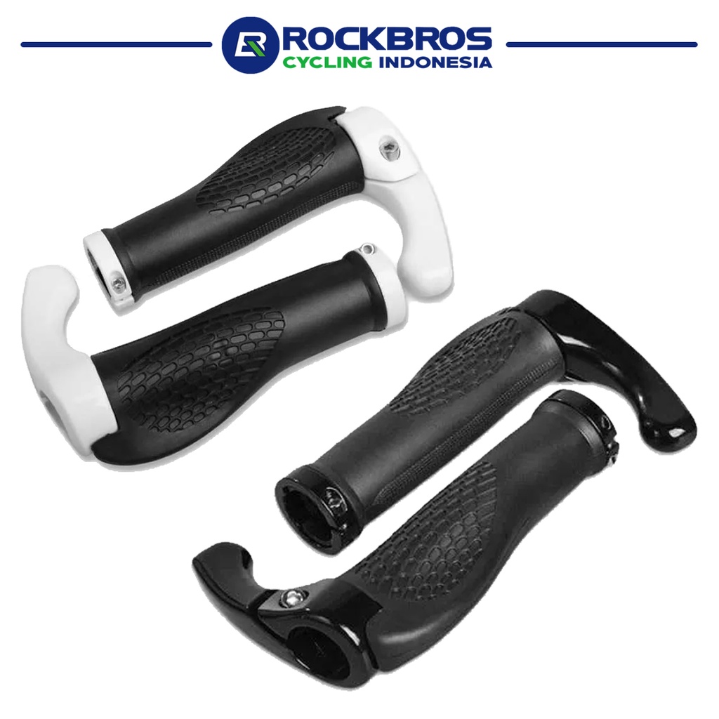 ROCKBROS Handgrip Tanduk Setang Sepeda BT1007 Bar End Hand Grips Handle Anti Slip MTB | RCI