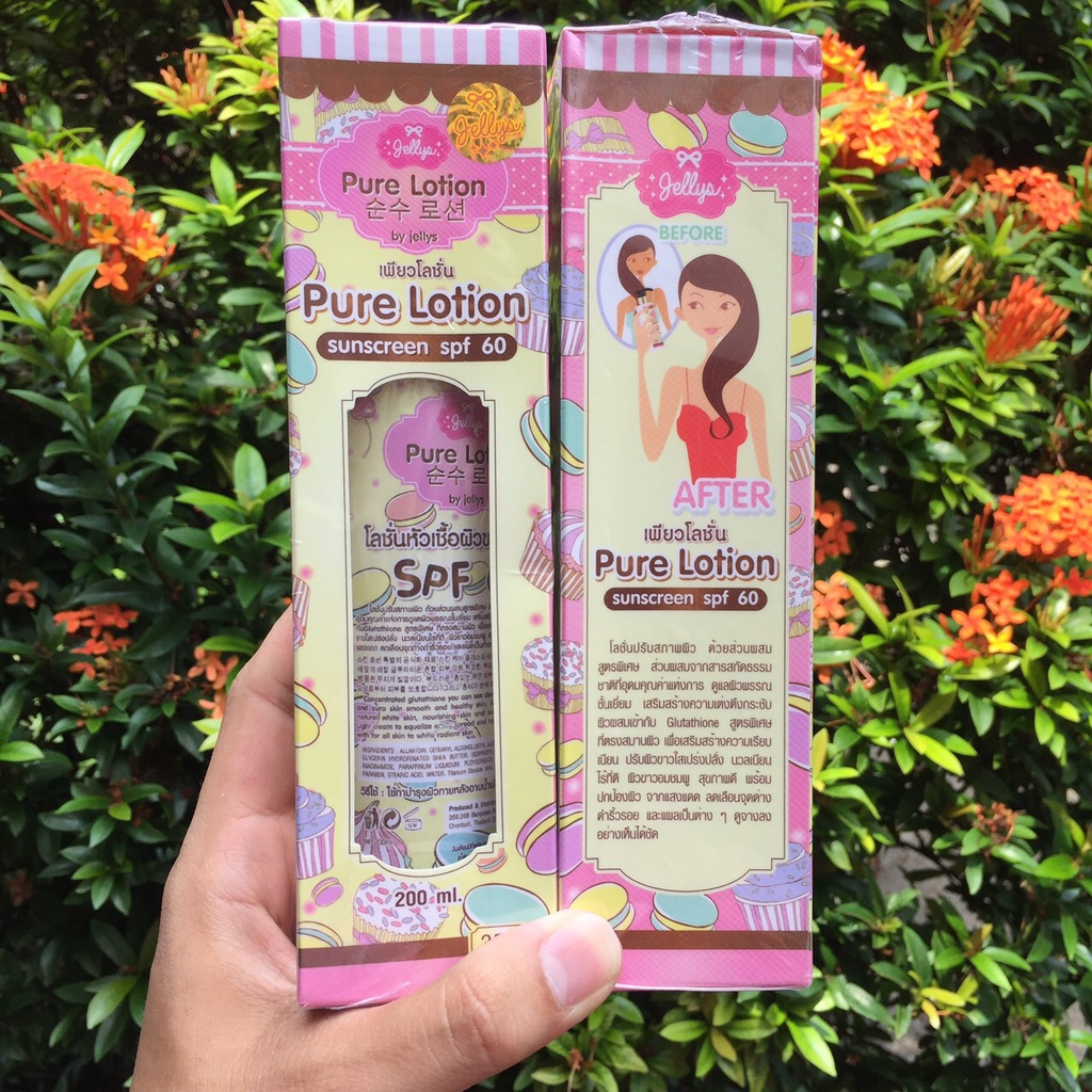 Lotion Pemutih PURE LOTION BY JELLYS SPF 60