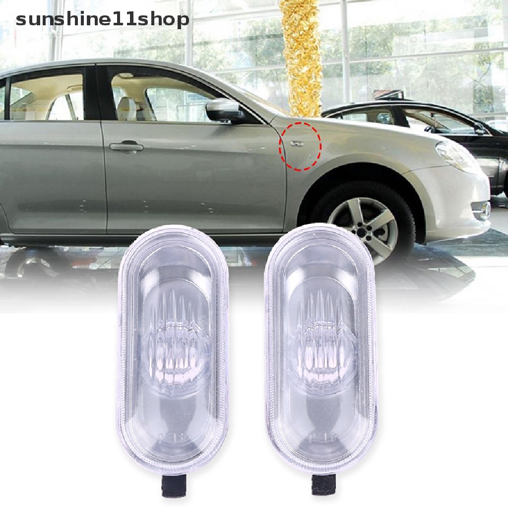 Sho 2Pcs Side Marker Light Housing Warning Clearance Lamp Untuk Bora Golf4 MK4 N