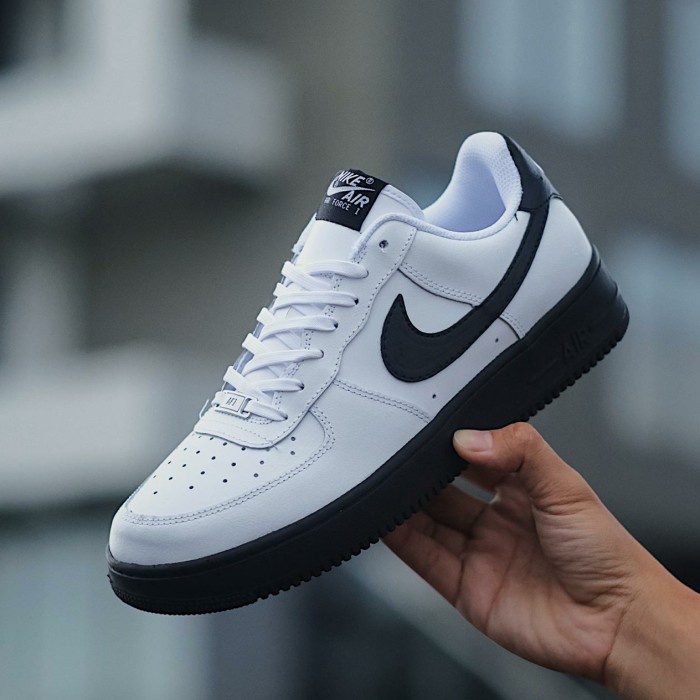Sepatu Original Nike Air Force 1 With Black Sol Black