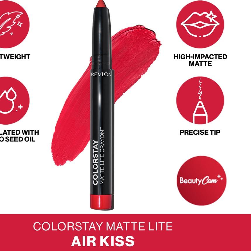 ♥ Revlon Colorstay Matte Lite Crayon (Full-Coverage Matte Lip Color Crayon) ➤