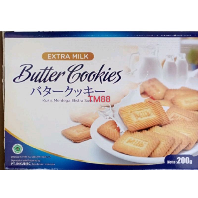 

KUKIS MENTEGA EXTRA SUSU/EXTRA MILK BUTTER COOKIES ISI 12