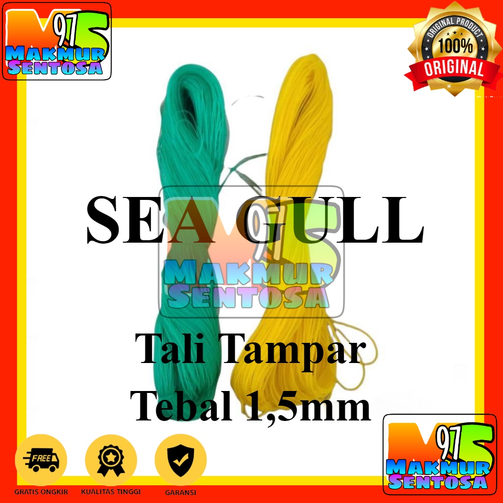 

SEA GULL tali tampar serbaguna, tali tampar bangunan, tali tampar 1mm per 1pcs (50meter)