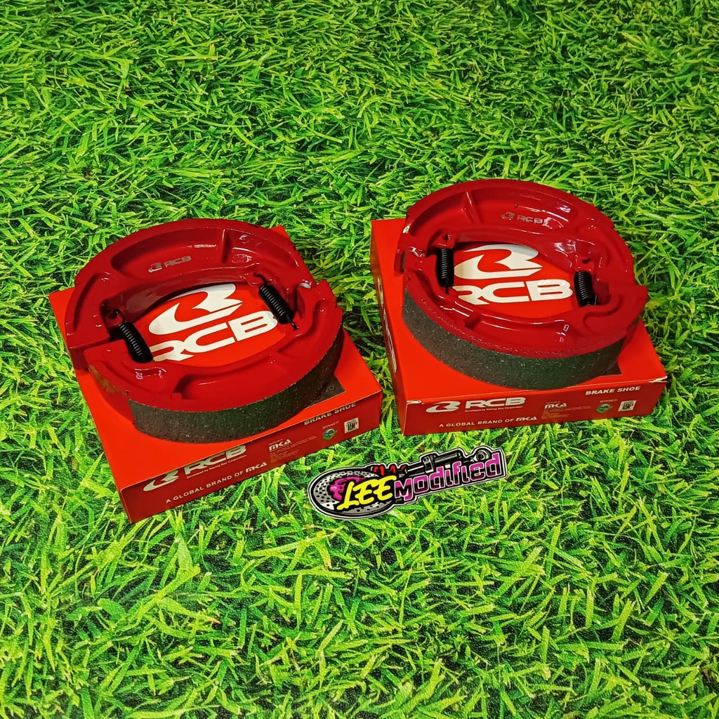 kampas rem belakang rcb scoopy karbu / scoopy fi / scoopy esp / kampas rem rcb / kampas rem belakang