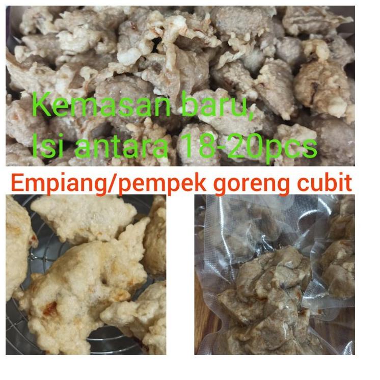 

☟ Pempek goreng/Empiang cubit ikan tenggiri isi 18/20pcs vacuum ♬