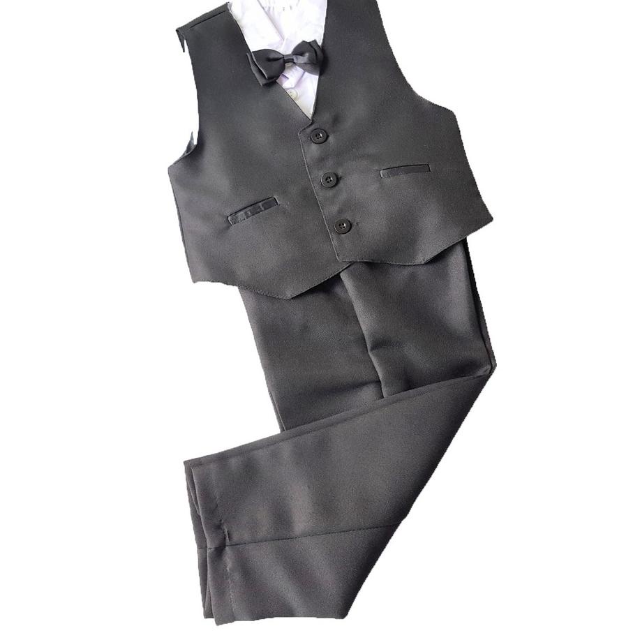 ➩ Setelan rompi anak bayi 4in1 /setelan jas anak hitam bayi kode j25H ❈