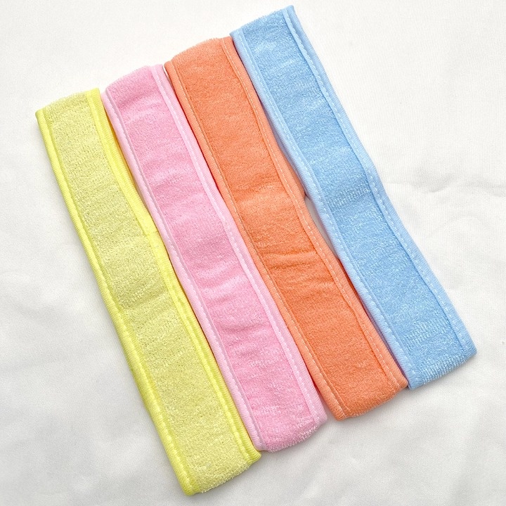 BANDANA MANDI FACIAL HEADBAND | BANDO HANDUK IKAT KEPALA / BANDANA MASKER || BANDANA MANDI POLOS SIZE tanggung kecil MURAH || Bandana Facial / Bandana Masker / Bandana Mandi / Bandana Make UP