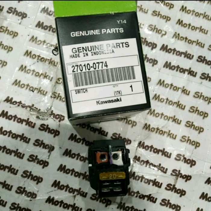 Relay Bendik Stater Switch Stater Klx250 Klx 250 Dtraker 250 Ori Kode 186