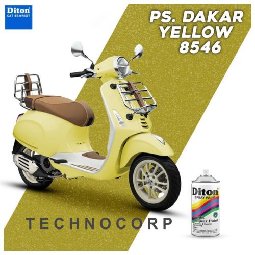 

Cat Semprot DITON 8546 PS DAKAR YELLOW / KUNING MUDA 300 ML