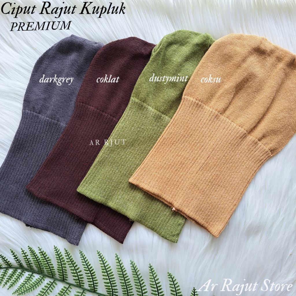 Ciput Rajut Kupluk Salur Anpust Premium Daleman Kerudung Inner HIjab Anti Pusing