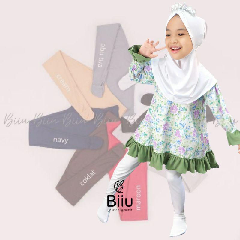 Biiu Legging Wudhu Anak Legging Anak Bahan Kaos