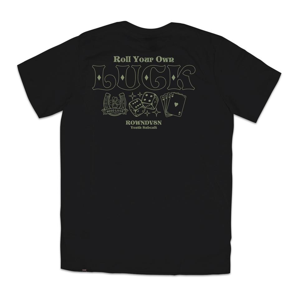 CHEKOUT Rown Division Official T-Shirt Black - Rowndvsn Kaos Daiser Hitam - TC007