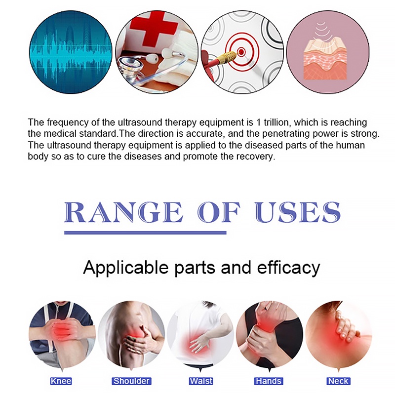 ❤️Satu tahun jaminan❤️Terapi Ultrasound Pain Relief Therapy 1Mhz Fisioterapi Terapi Ultrasonic 1Mhz untuk Otot/ Sendi/ Syaraf Kejepit Alternatif Ultralieve Revitive CY