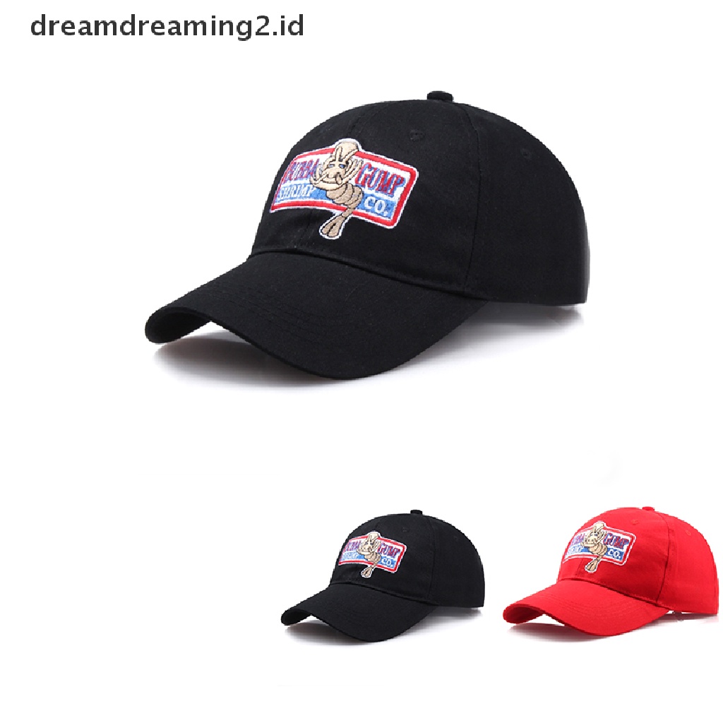 (dream) 1994gelembung Gump Udang CO. Forrest Topi Baseball Snapback Cap Cosplay Pria Wanita.