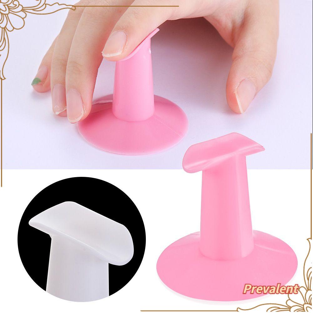 Preva 2 Pcs Nail Art Jari Berdiri DIY Alat Kecantikan Plastik Manicure Perlengkapan Lukisan Jari Istirahat