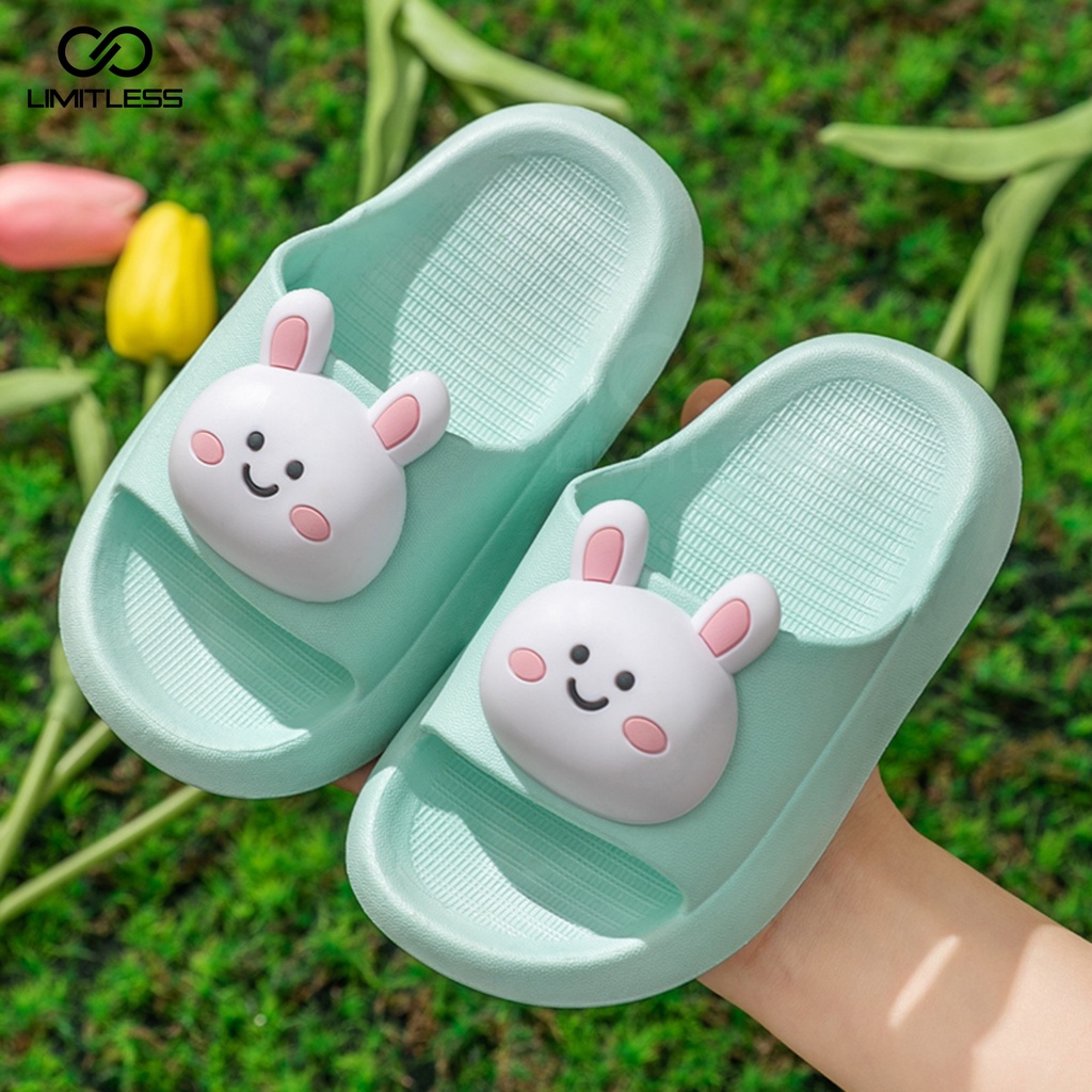 Sandal Selop Anak Perempuan Laki Laki Terbaru Sandal Anak GUMMY Jibbitz Lucu Sendal Slop Anak Unisex