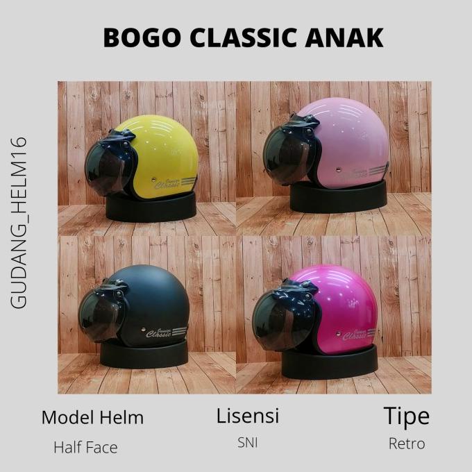 Helm Bogo Anak Carkidss
