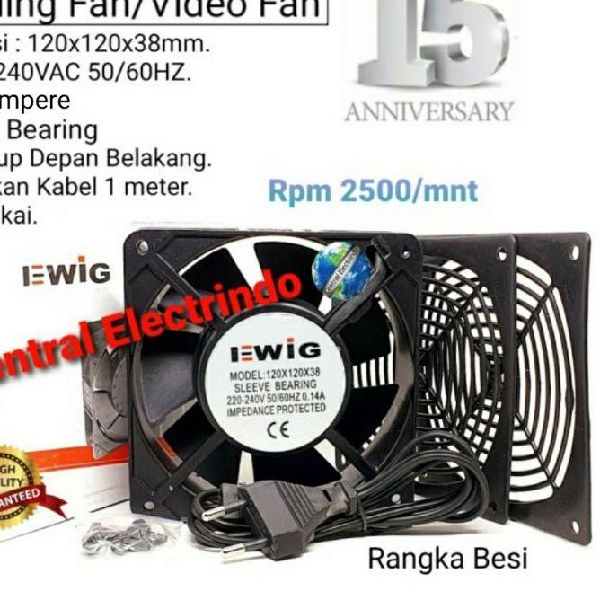 ▼ Cooling Fan Video Fan x38mm (Kabel + Tutup) EWIG. ♥