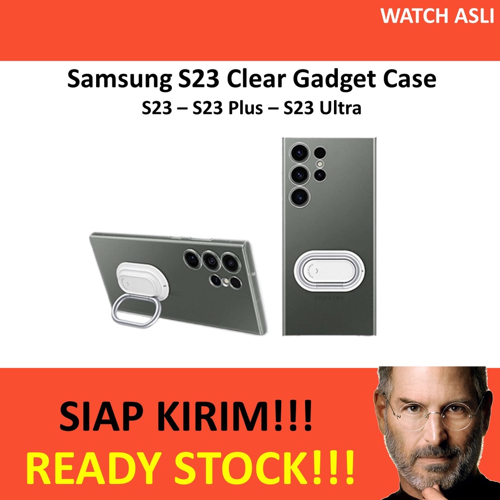 Casing Samsung Galaxy S23 S23+ S23 Ultra Clear Gadget Case Original