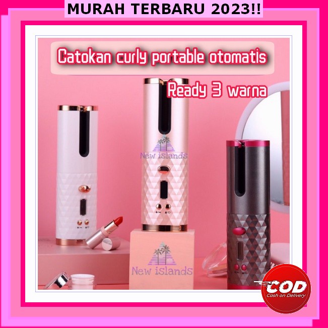 Omfu Catokan Rambut Mini Catok Rambut Curly Lurus 2In1Pelat Pemanasan Cepat Pada 15 Detik -Hs05 Cato