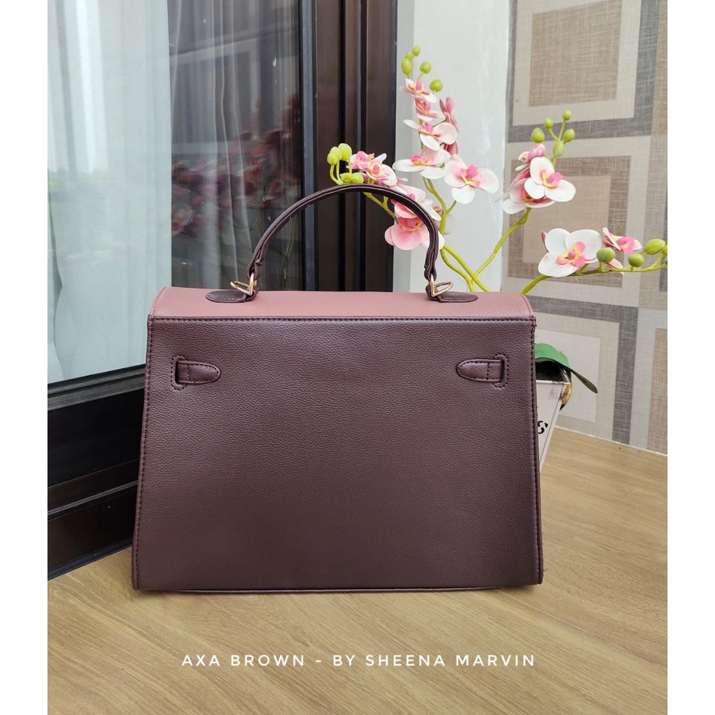 Tas Axa Brown Sheena Marvin Tas Selempang Wanita