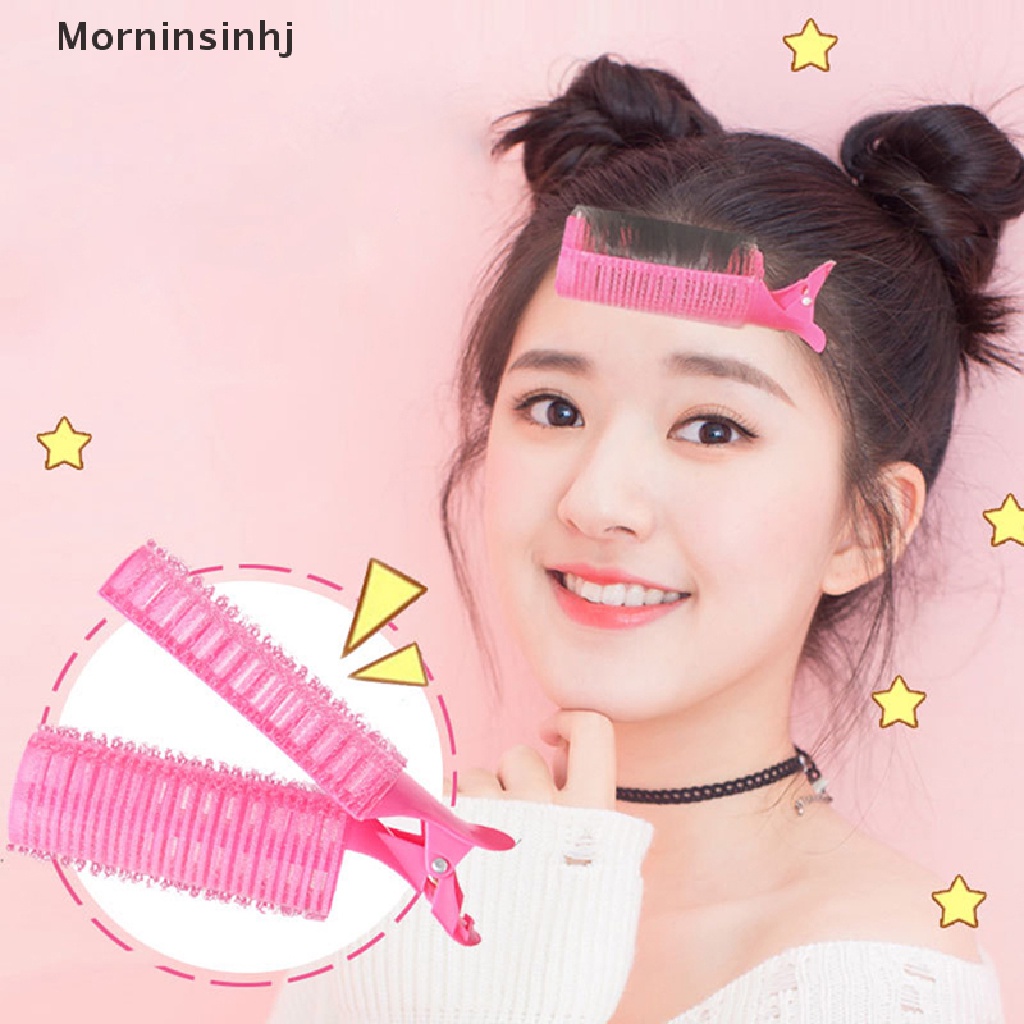 Mornin 2pcs Magic Curlers Self-adhesive Curling Rambut Malas Curling Tabung Alat Salon id