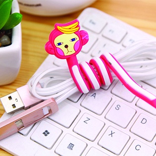 ⭐️𝐈𝐇𝐒 𝟗𝟗𝟐 𝐋𝐚𝐦𝐩𝐮𝐧𝐠⭐️Pengikat Penggulung Kabel Charger Handphone Cute Cartoon Multifungsi